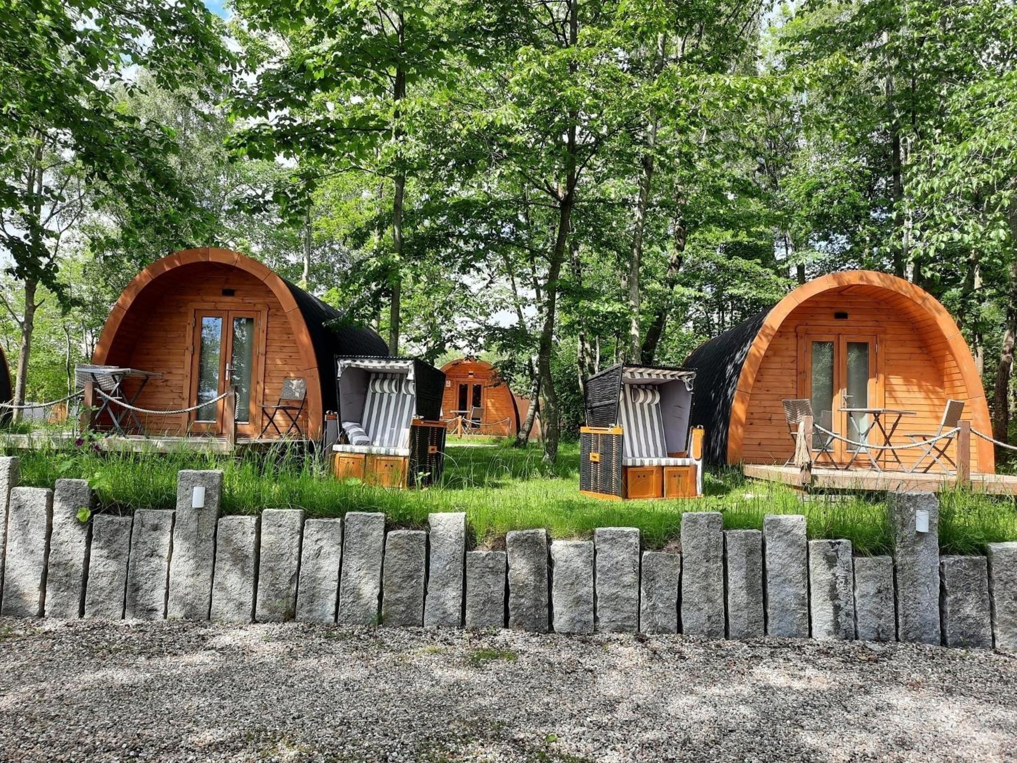 26 Premium Camping Pod "Foehr" Silberstedt Exteriör bild
